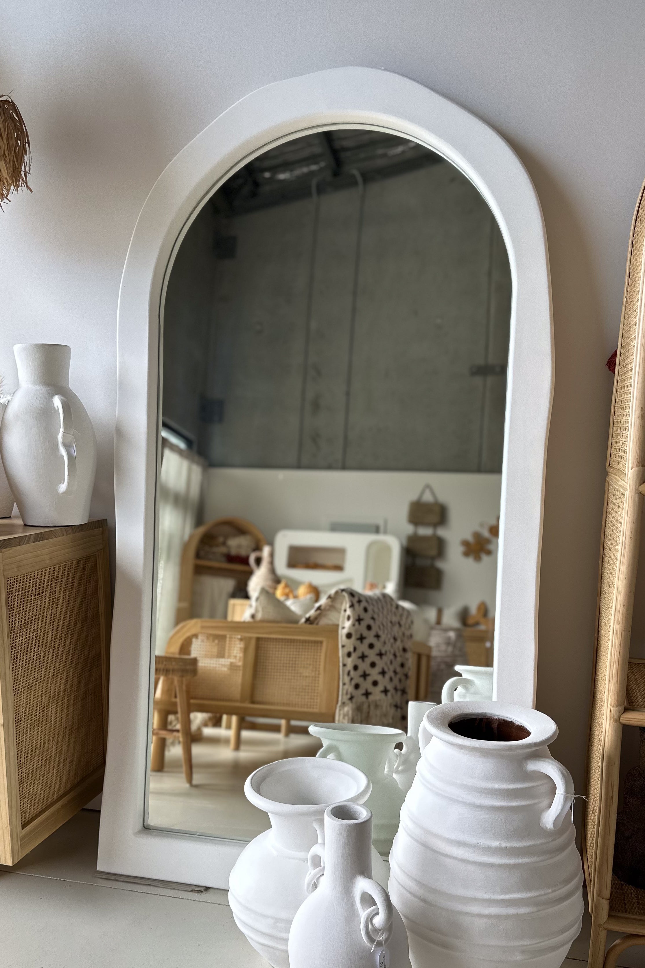 Mediterranean Floor Mirror | Made to Order