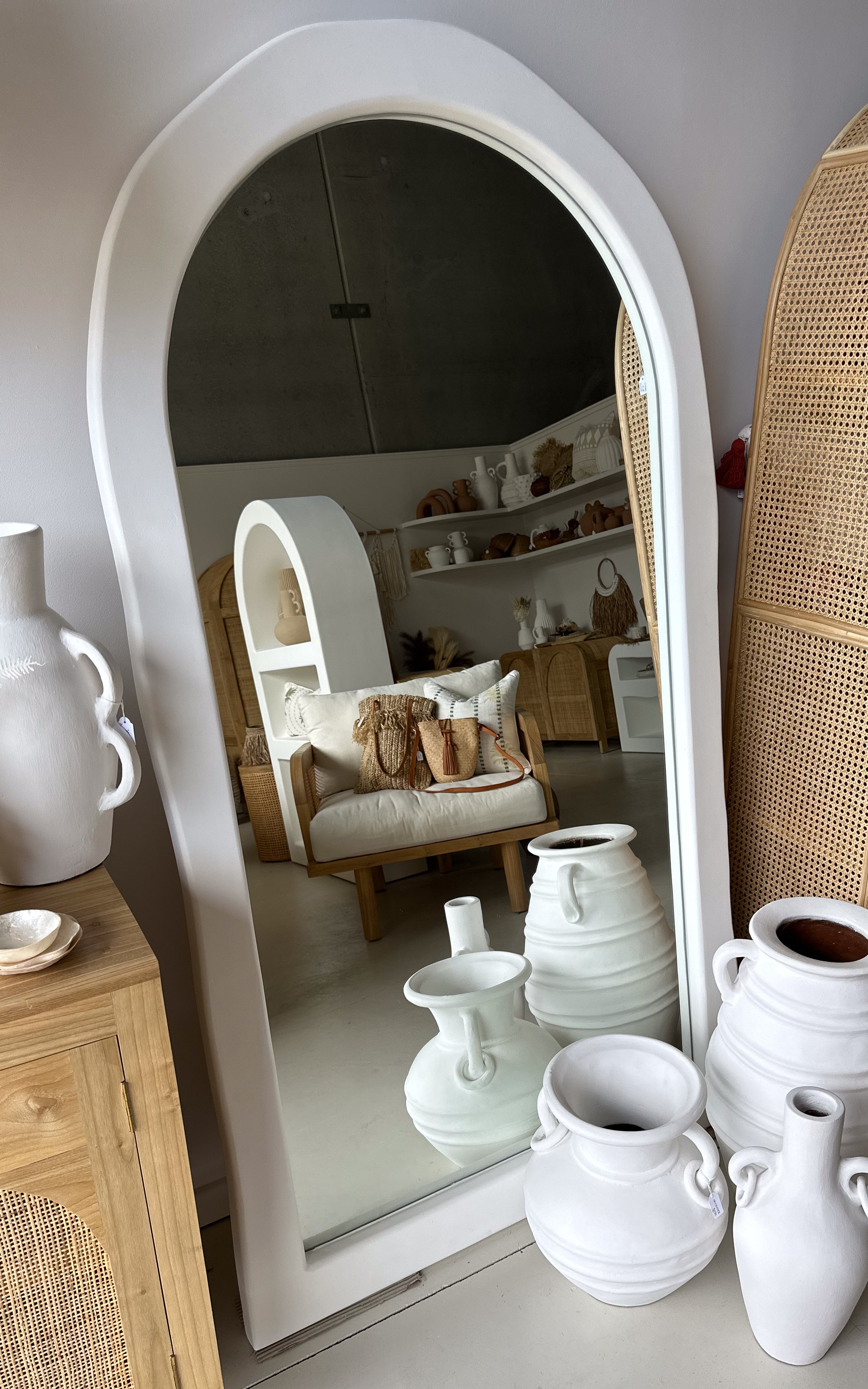 Mediterranean Floor Mirror | Made to Order