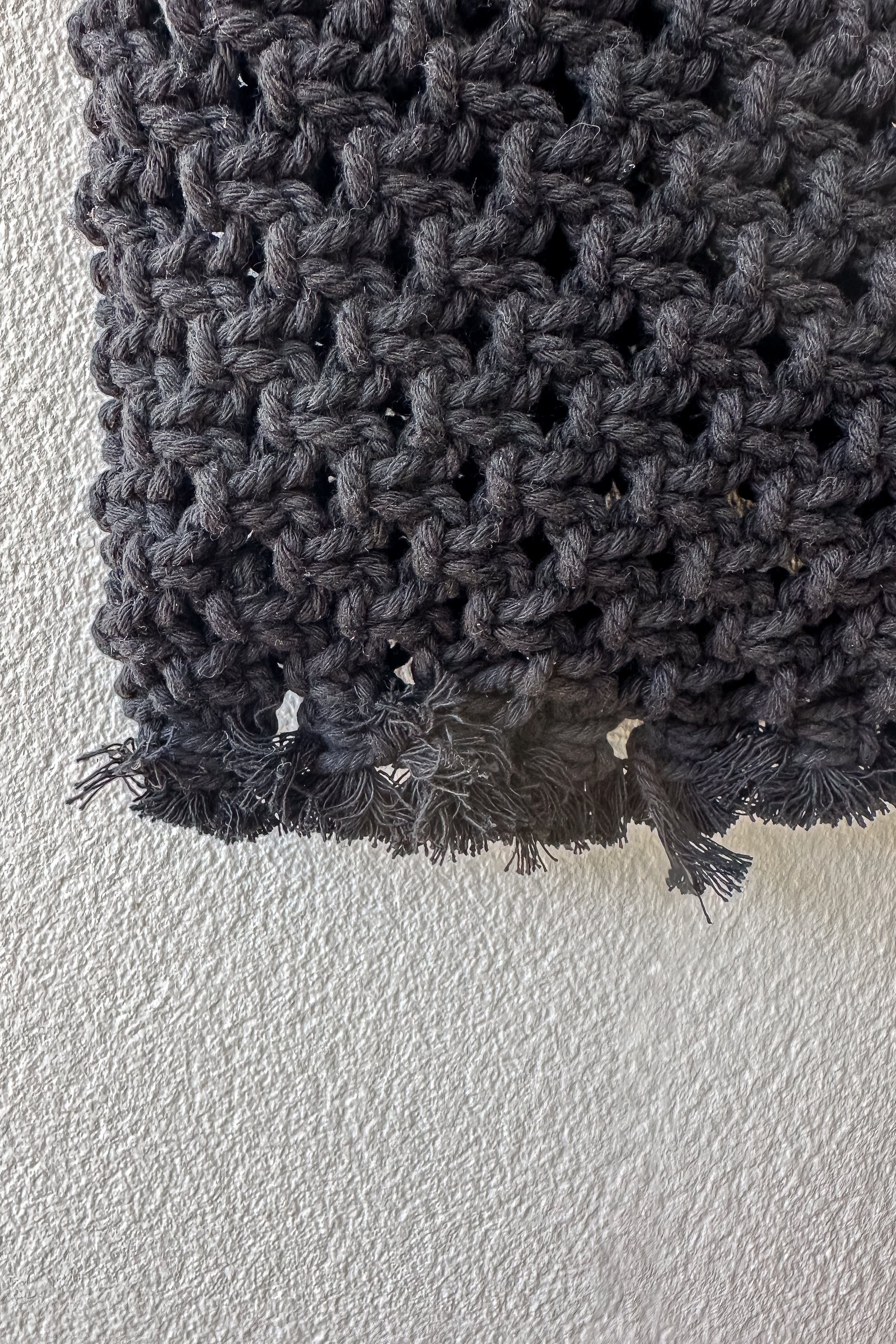 Macrame Bag - Black