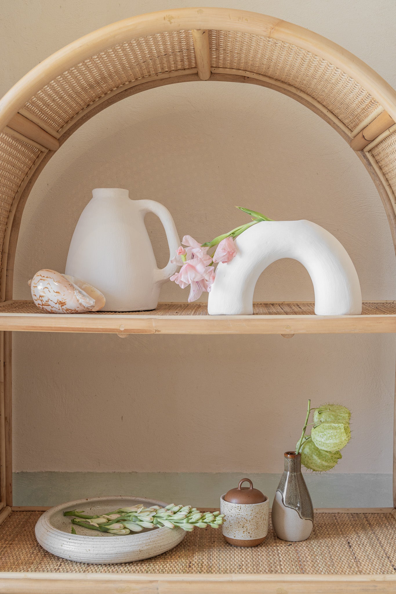 Sandy Arch Shelving Unit | Made to Order