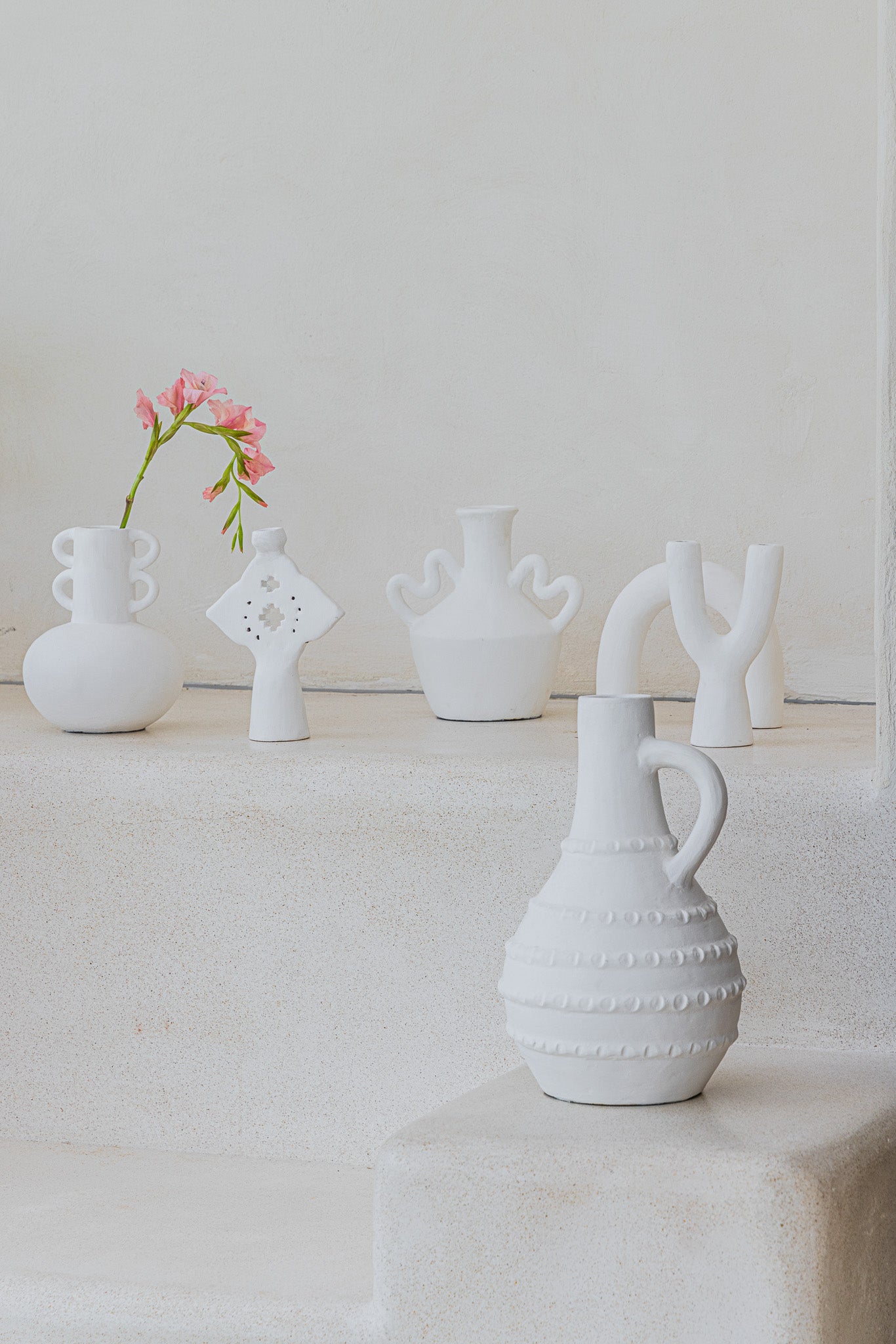 Wavy Handle Vase