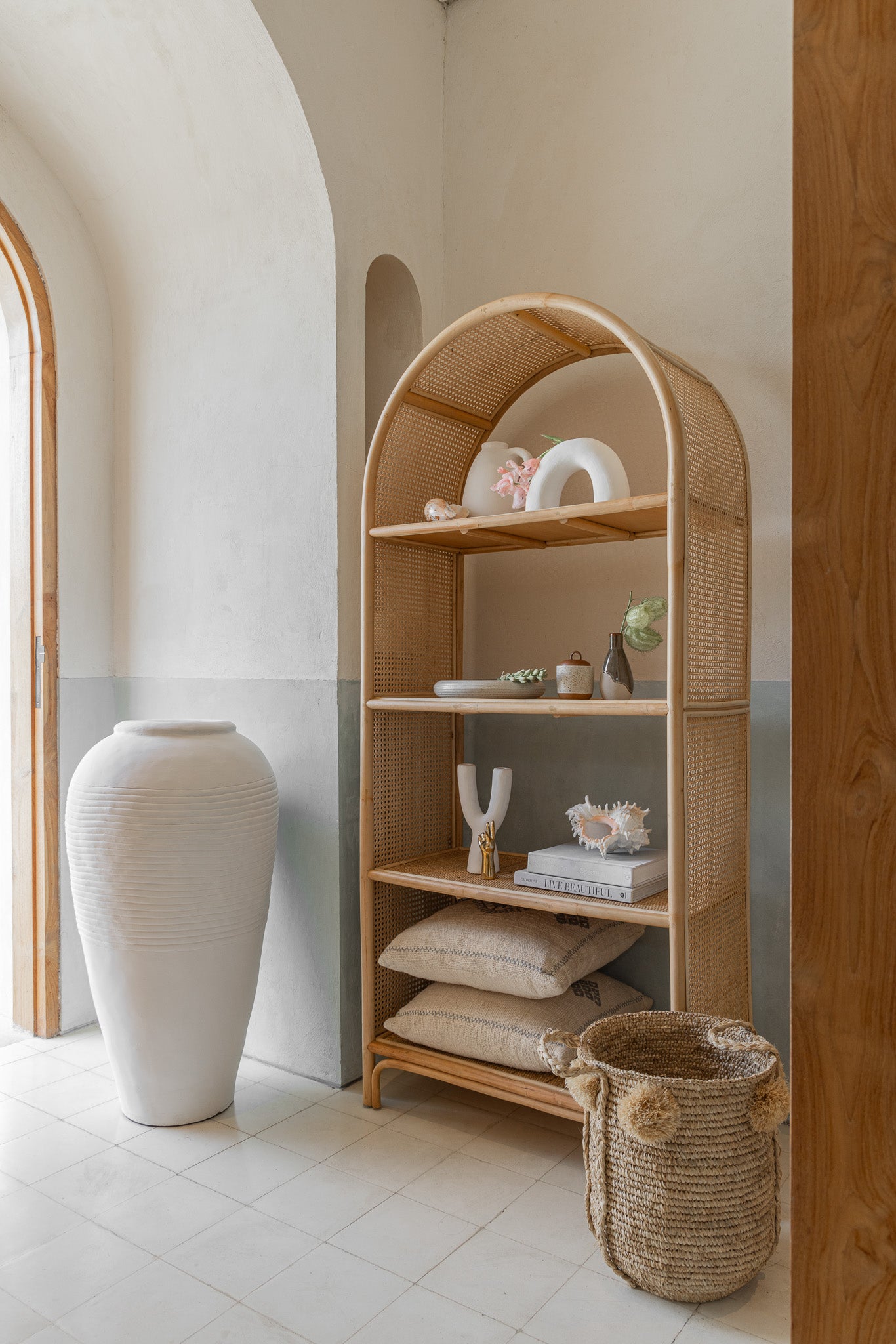 Sandy Arch Shelving Unit | Made to Order