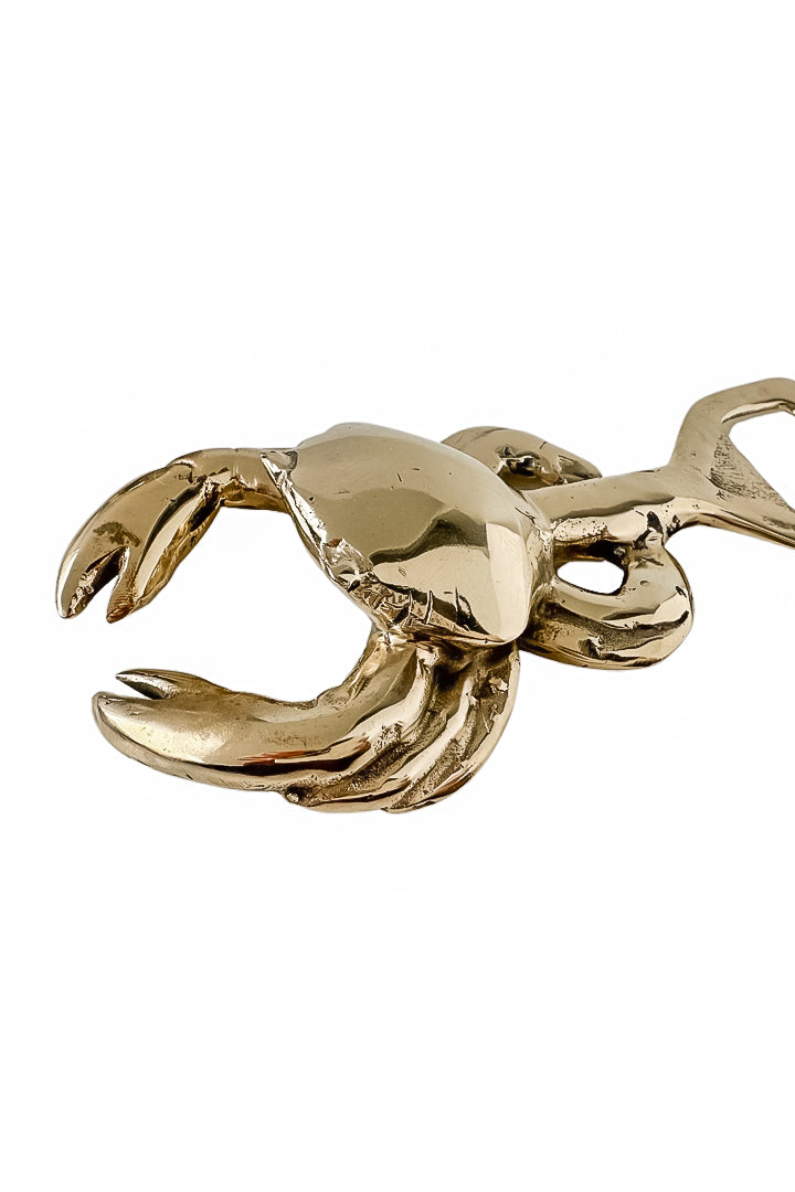 Crab Brass Bottle Opener
