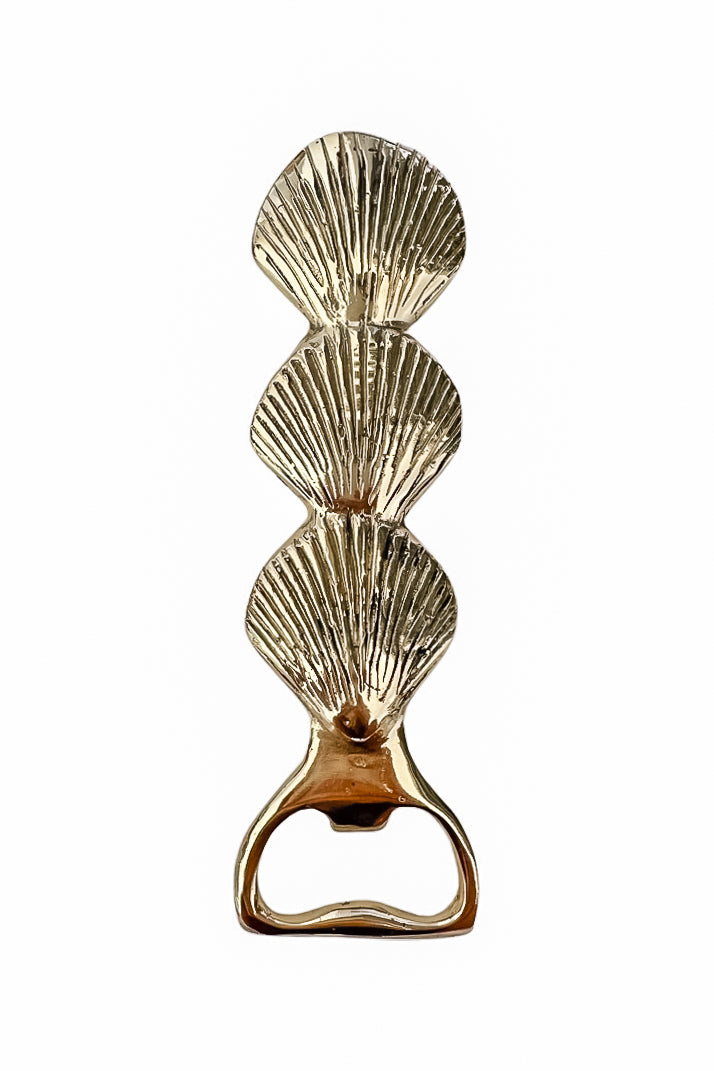Shell Brass Bottle Opener