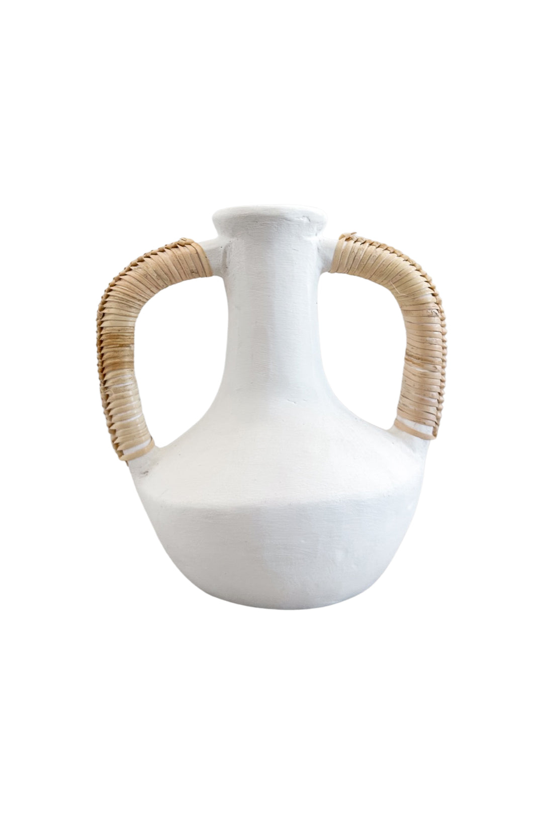 Rattan Handle Vase