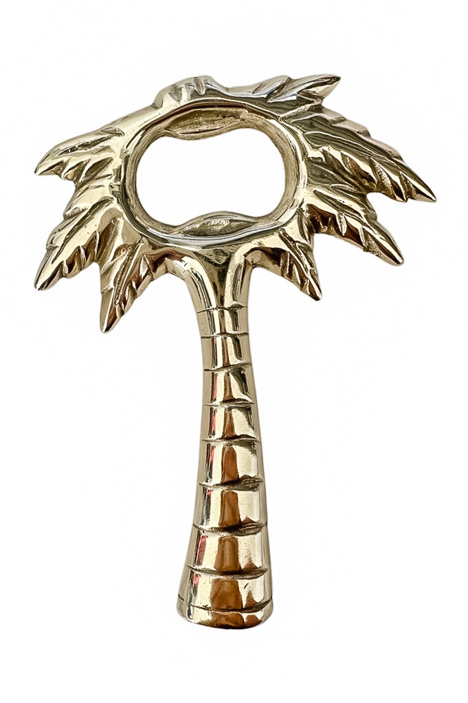 Palm Tree Brass Bottle Opener
