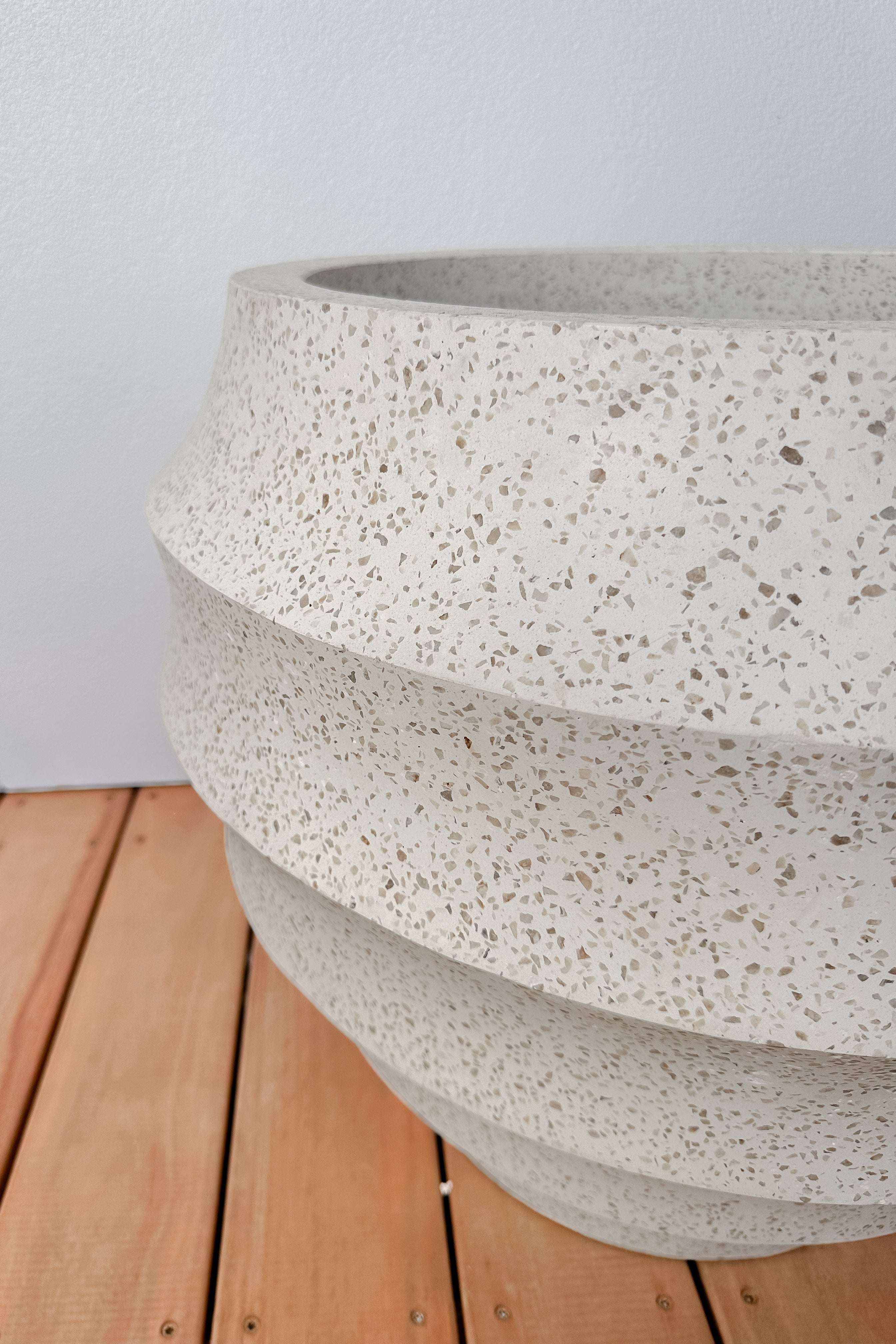 Wave Terrazzo Pot | 50cm