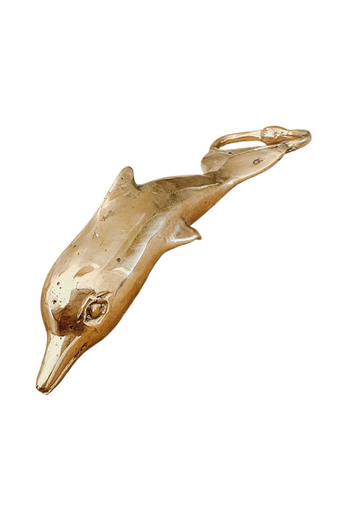Dolphin Brass Bottle Opener