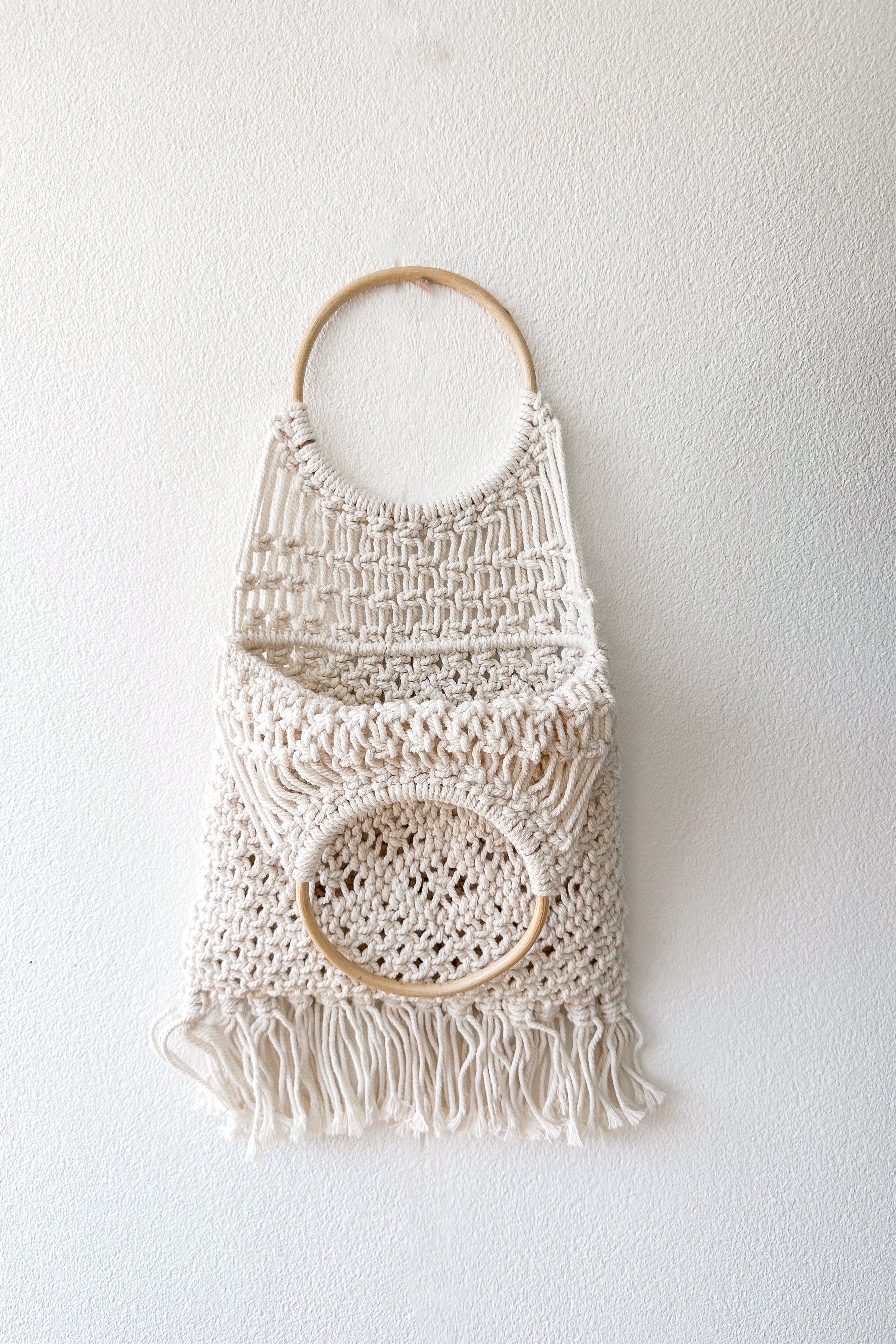 Macrame Bag - White