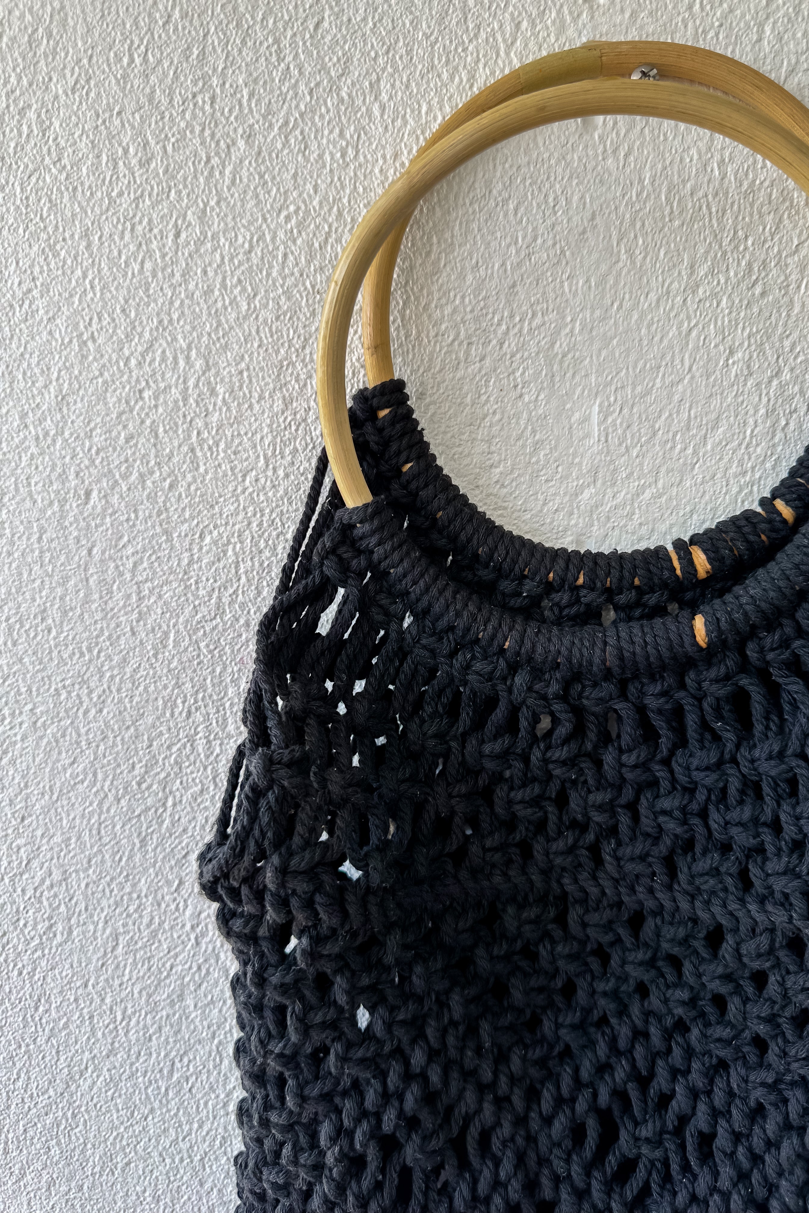 Macrame Bag - Black