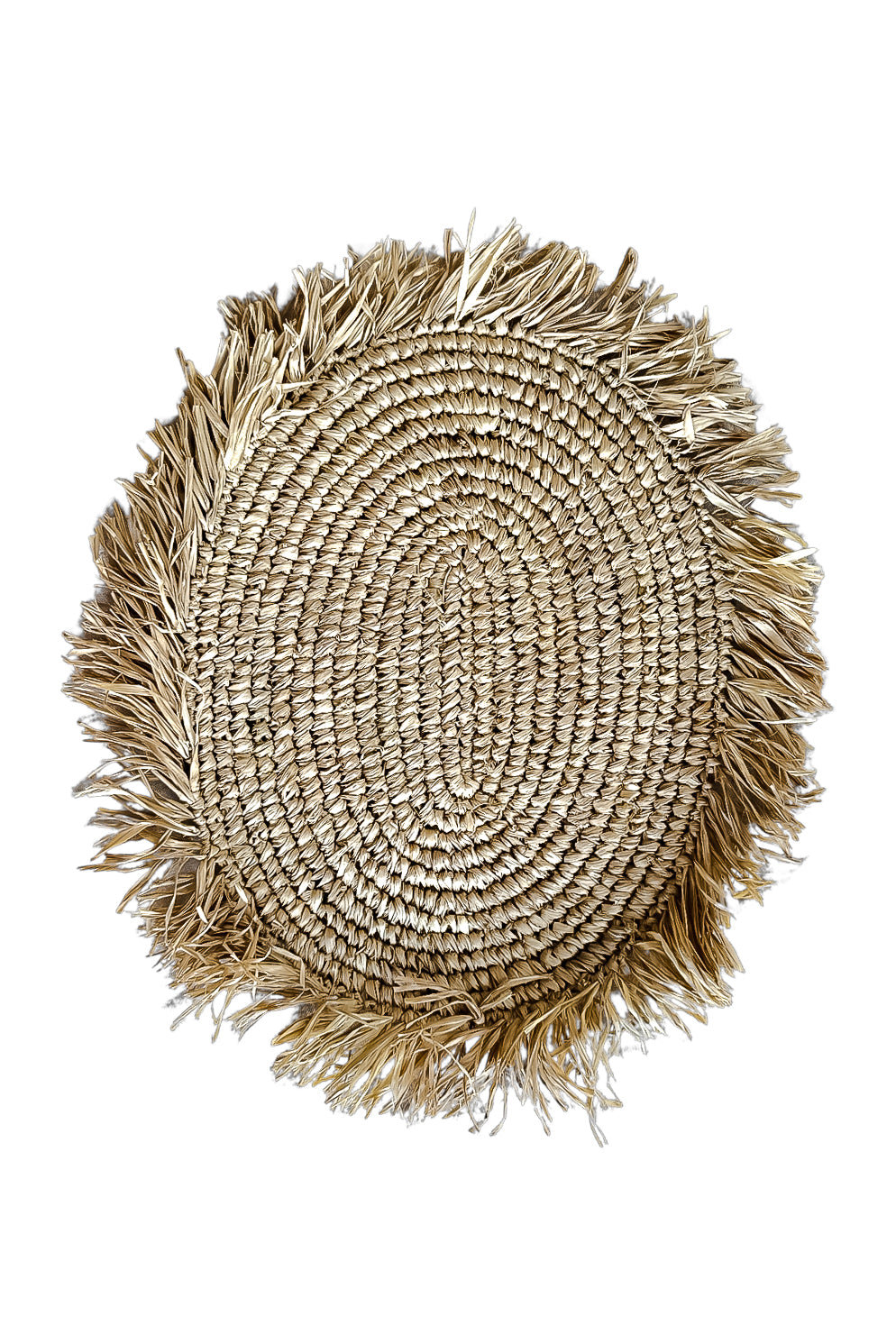 Raffia Oval Placemat – Pip and Orange