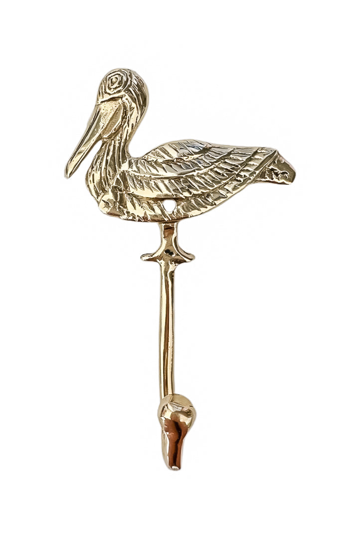 Pelican Brass Wall Hook