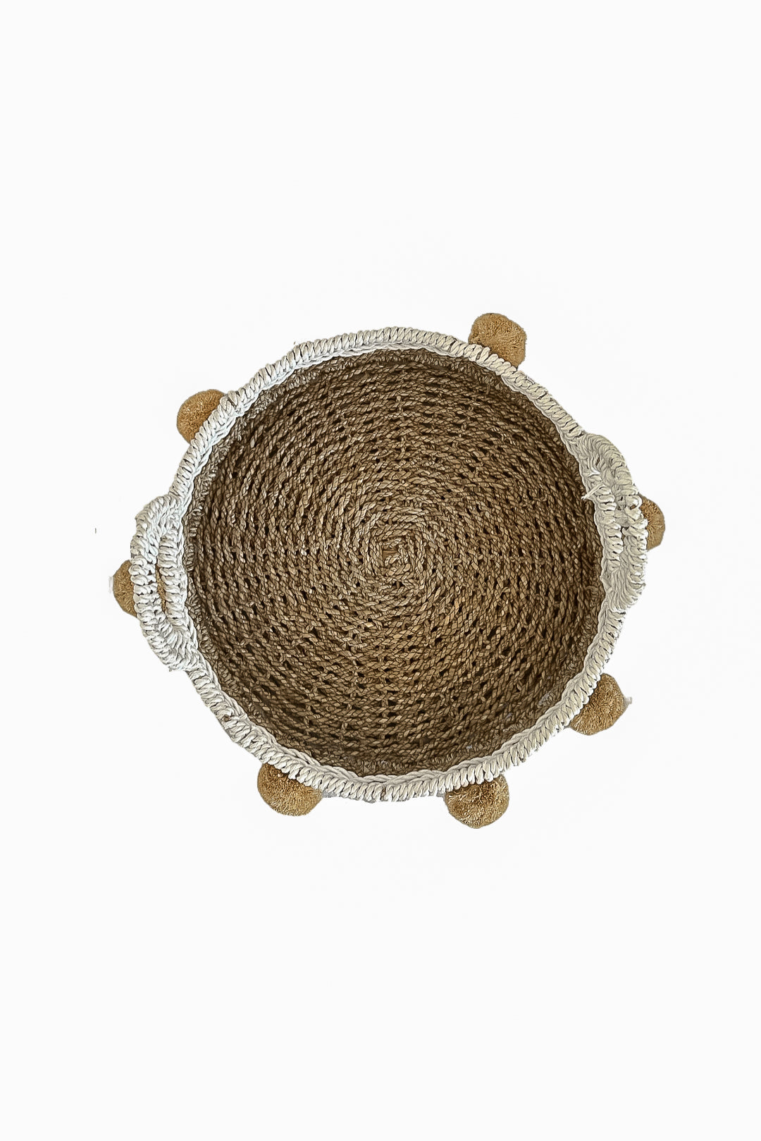 Seagrass Pom Pom Tray | 40cm